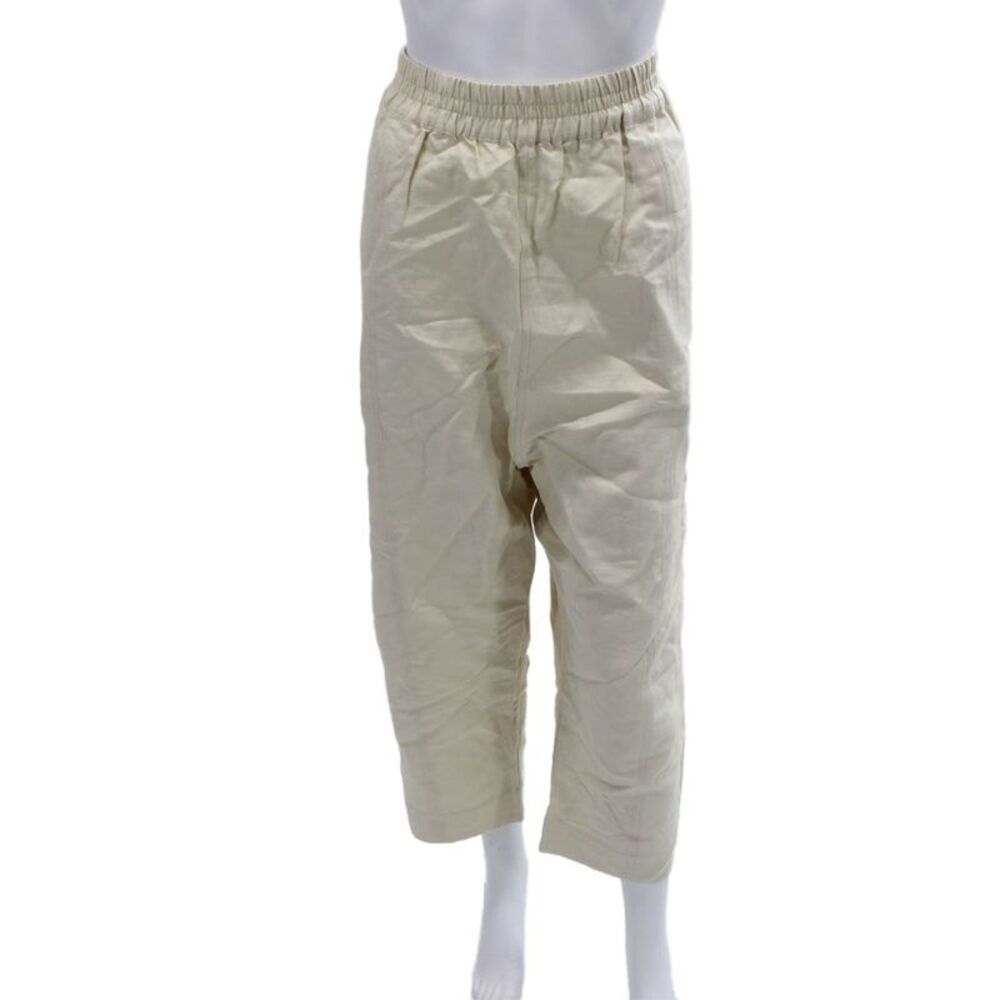 A Piece Apart Womens Cropped Beige Pants Size XL